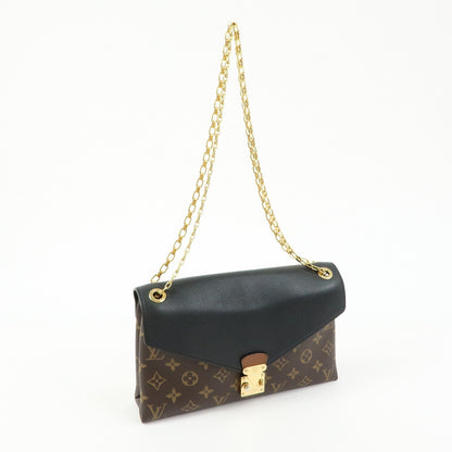 Louis Vuitton Pallas Chain Monogram Canvas and Calfskin, Brown, Canvas, Shoulder Bag