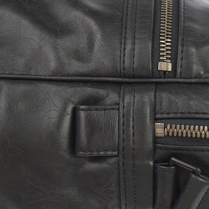 Louis Vuitton Clarkson Messenger Monogram Shadow Leather, Black, Leather, Handbag