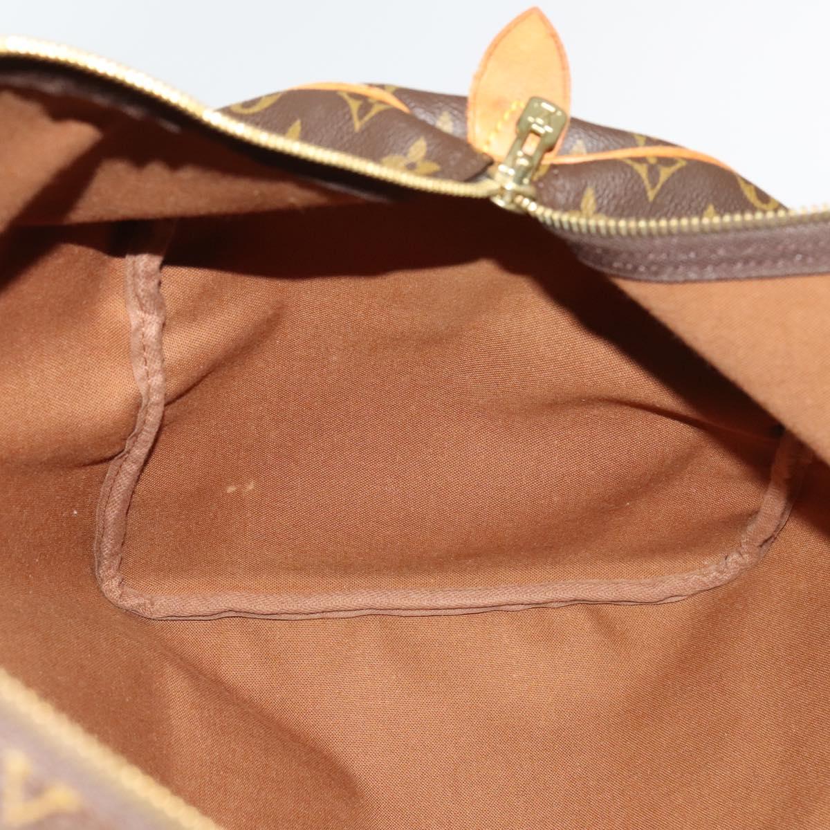Louis Vuitton Keepall 55, Brown, Canvas, travel