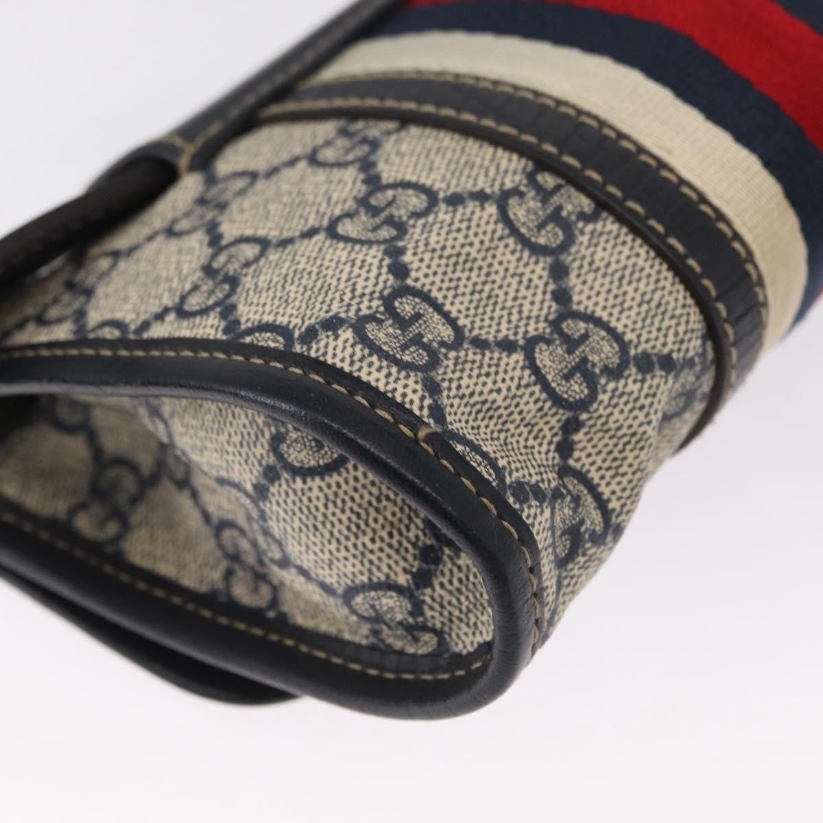 Gucci Vintage Web Belt GG Coated Canvas, Beige, Canvas, Handbag
