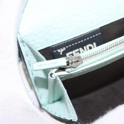 Fendi Selleria Peekaboo Leather, Green, Leather, Wallet