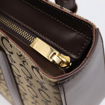 Celine C Macadam Canvas and Leather, Beige, Canvas, Tote Bag
