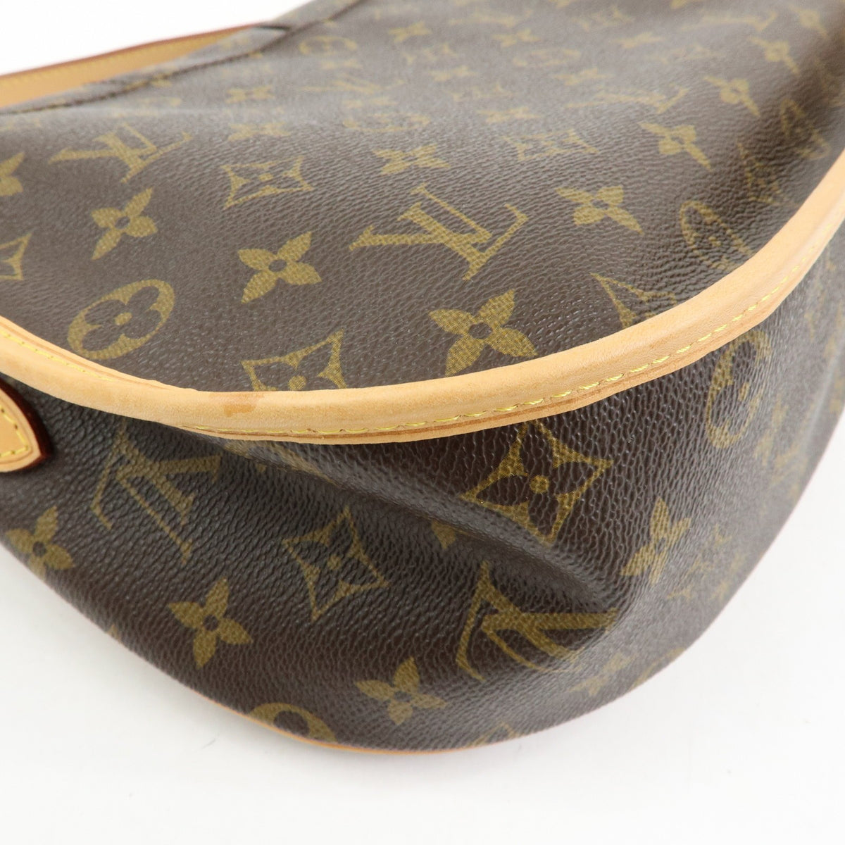Louis Vuitton Menilmontant Monogram Canvas, Brown, Canvas, Handbag