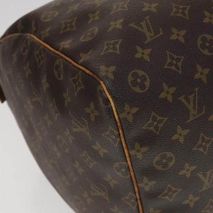 Louis Vuitton Keepall 60, Brown, Canvas, travel