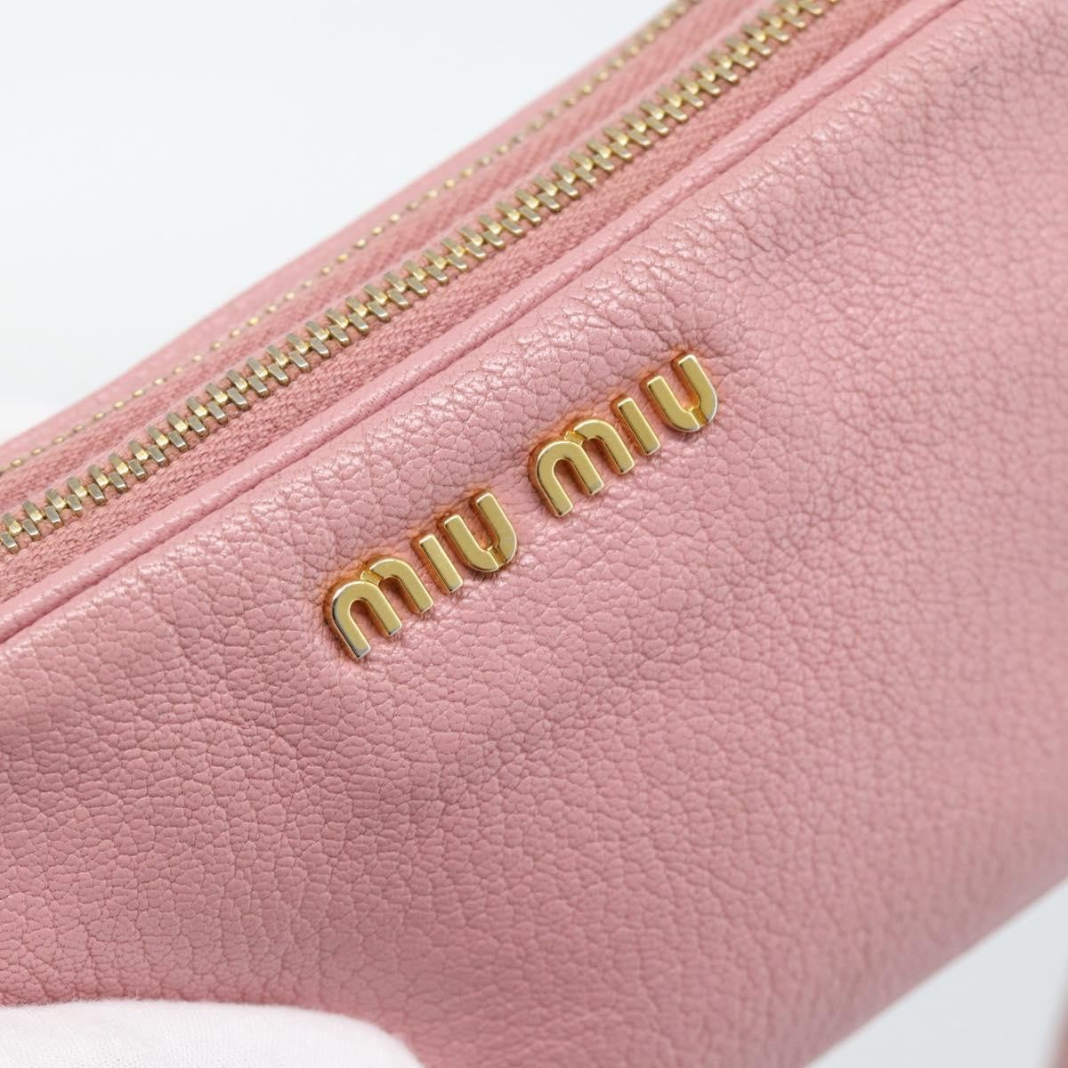 Miu Miu Vintage Leather, Pink, Leather, Handbag