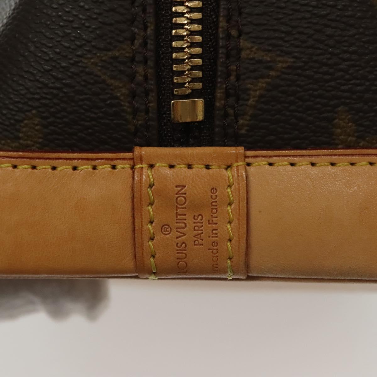 Louis Vuitton Alma, Brown, Canvas, handbag