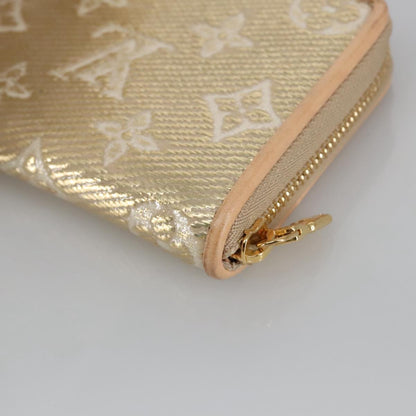 Louis Vuitton Zippy coin purse, Gold, Canvas, wallet