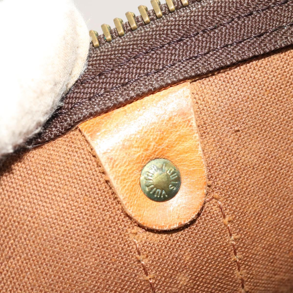 Louis Vuitton Keepall 55, Brown, Canvas, travel
