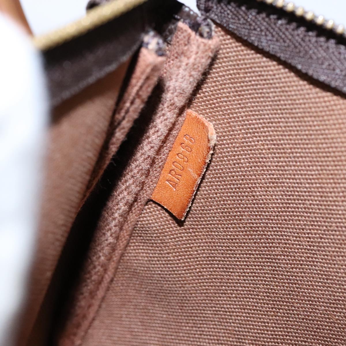 Louis Vuitton Pochette Accessoire, Brown, Canvas, clutch
