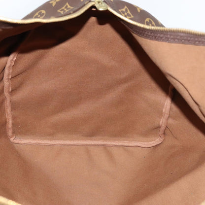 Louis Vuitton Keepall 60, Brown, Canvas, travel