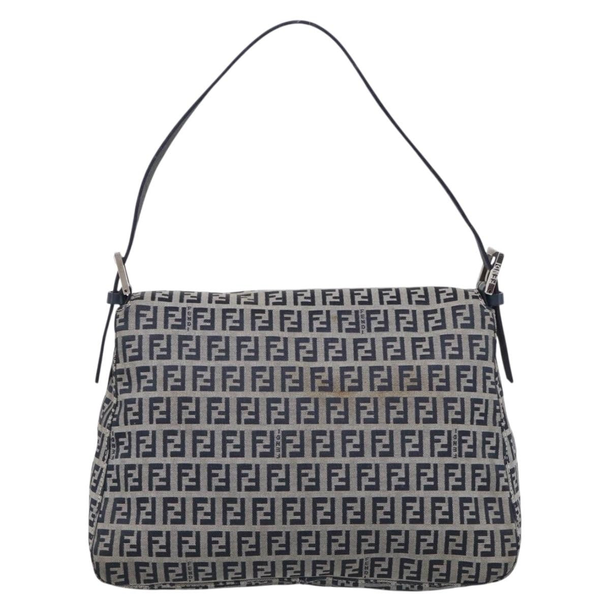 Fendi Fendi mamma baguette Monogram Canvas, Navy, Canvas, Handbag