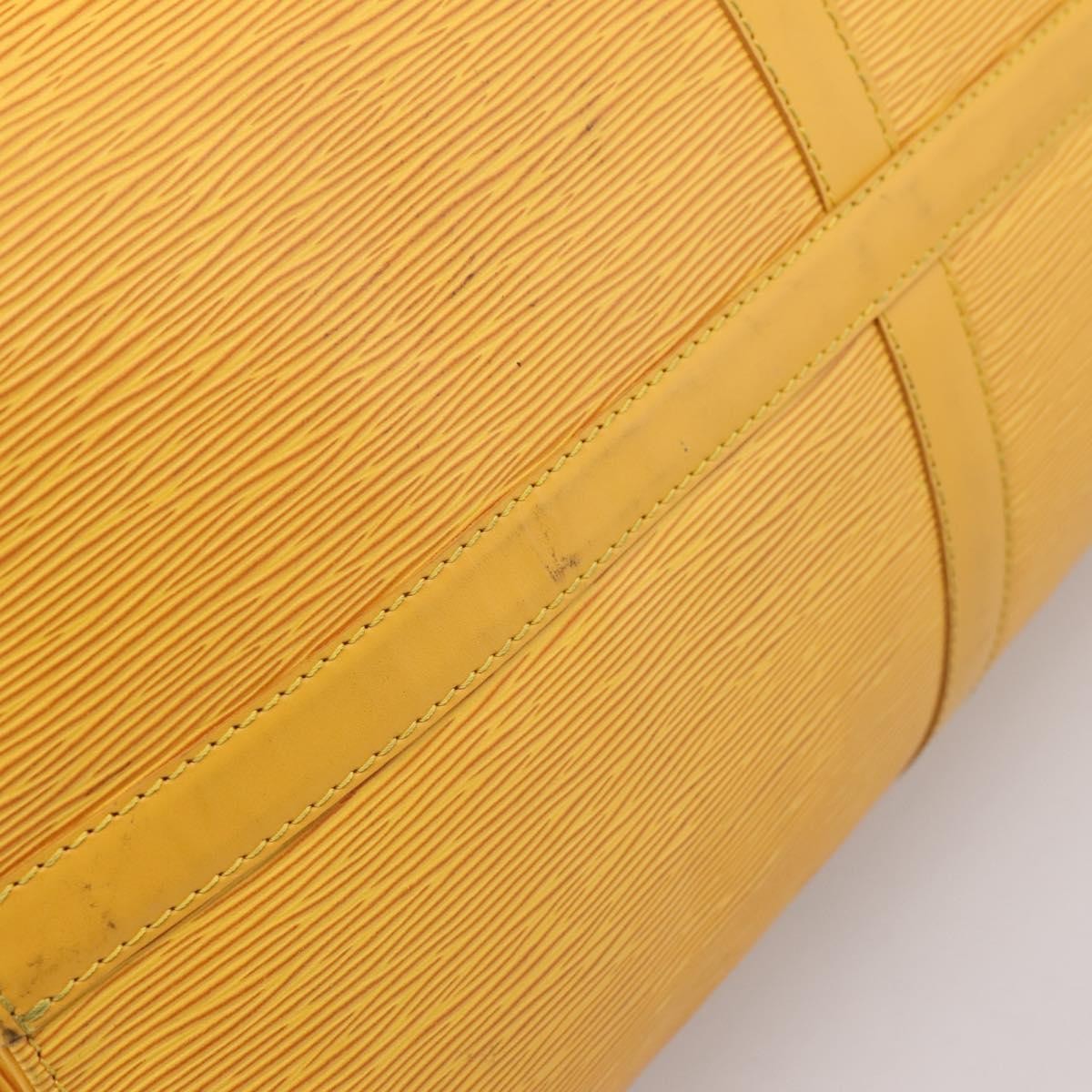 Louis Vuitton Keepall Epi Leather, Yellow, Leather, Travel Bag