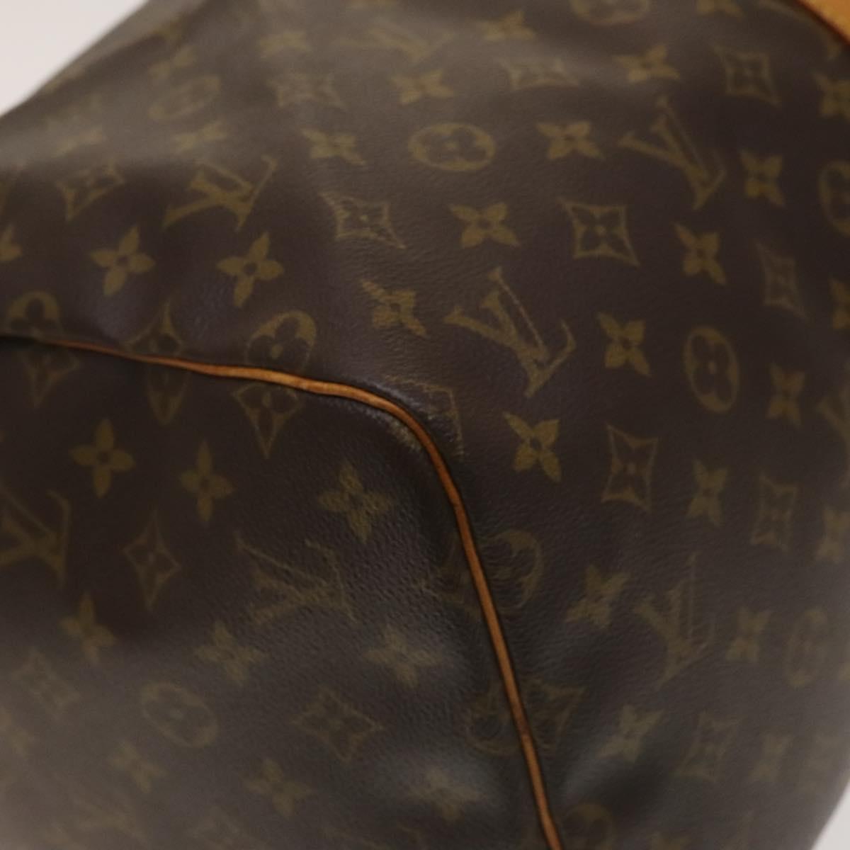 Louis Vuitton Keepall 55, Brown, Canvas, travel