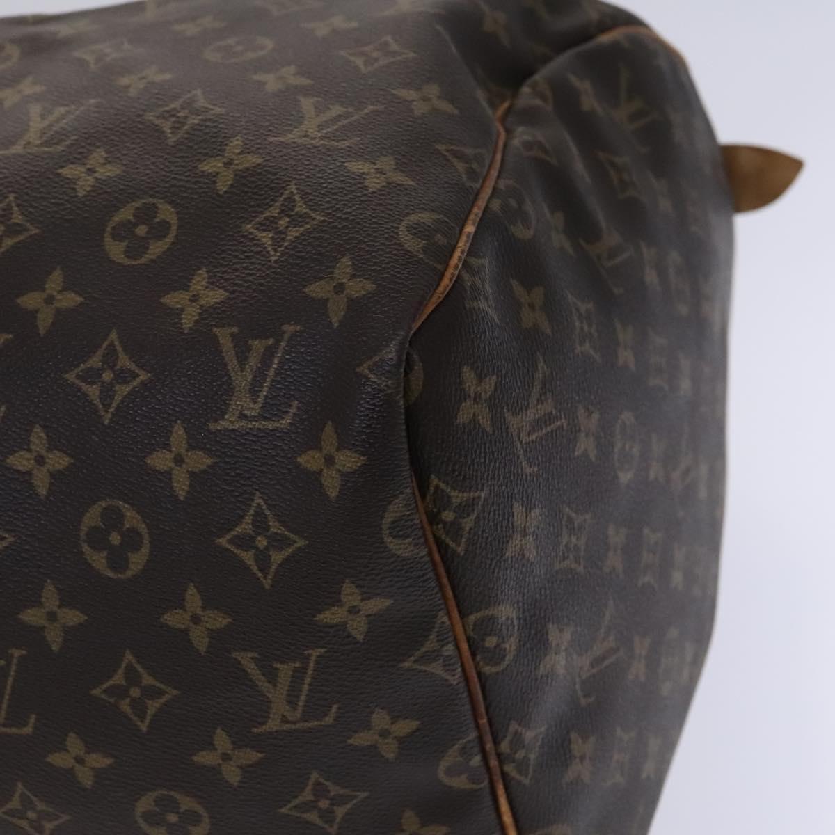 Louis Vuitton Keepall 55, Brown, Canvas, travel