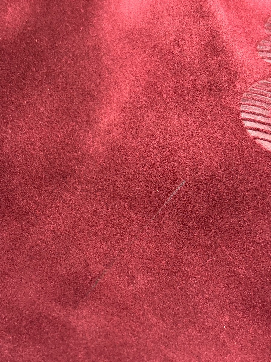 Loewe Amazona Suede, Burgundy, Suede, Handbag