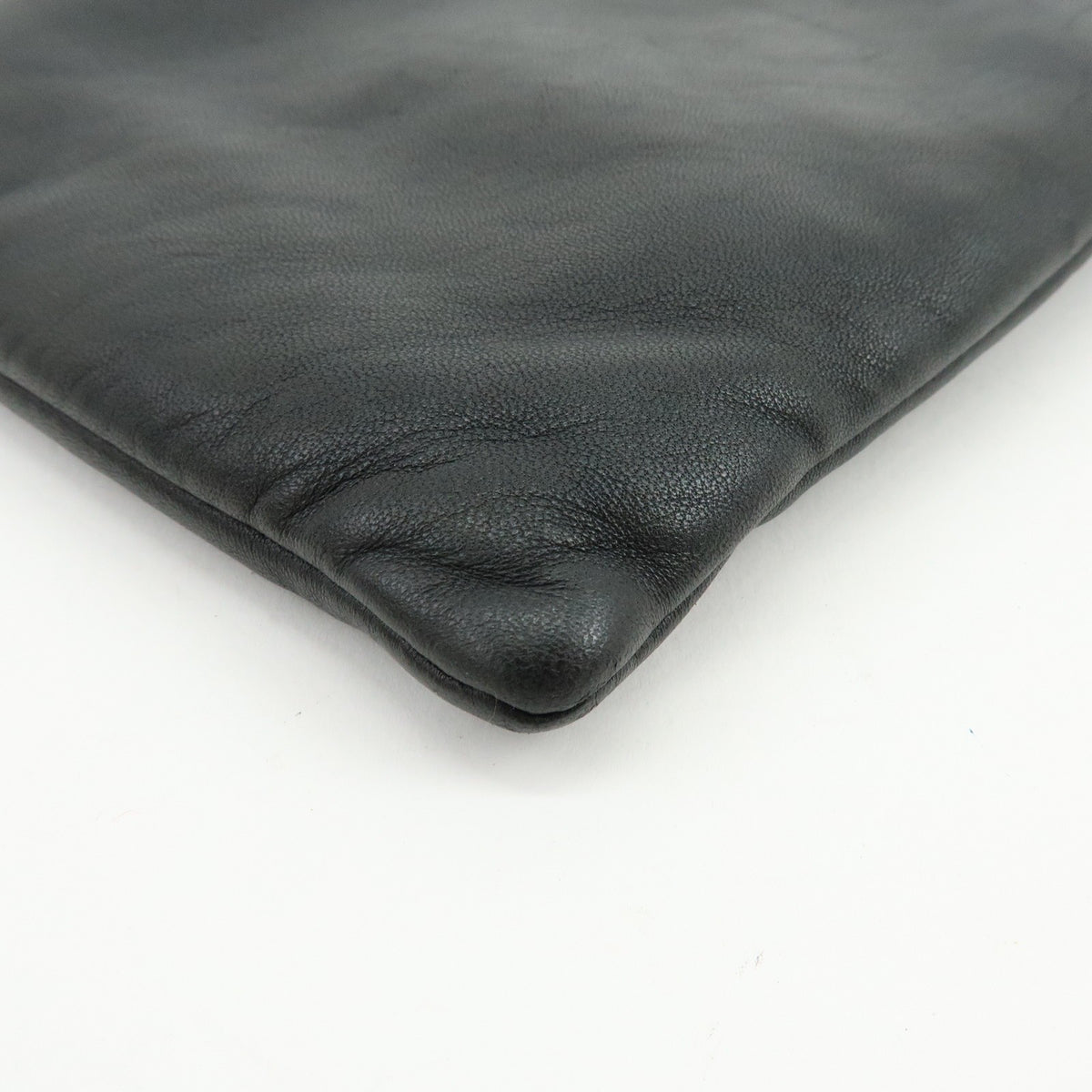 Loewe Vintage Anagram Leather, Black, Leather, Handbag