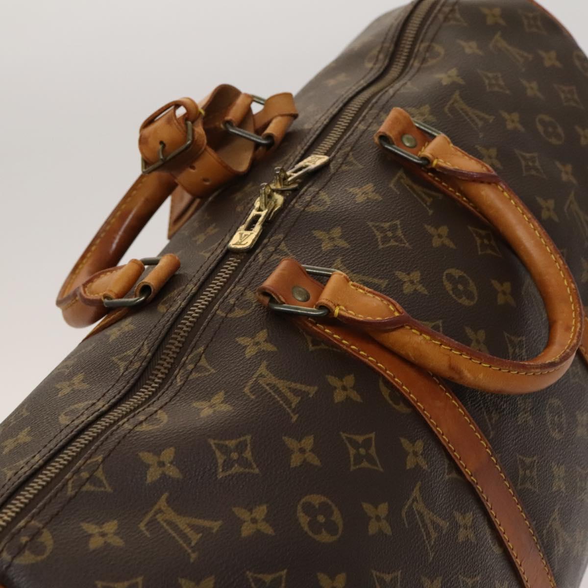 Louis Vuitton Keepall 50, Brown, Canvas, travel