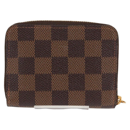 Louis Vuitton Zippy, Brown, Canvas, wallet