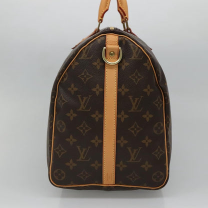 Louis Vuitton Speedy Bandoulière, Brown, "CANVAS, LEATHER", travel