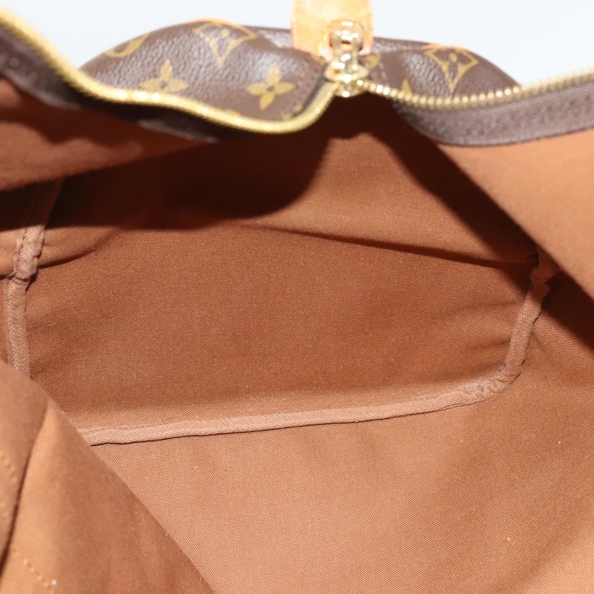 Louis Vuitton Keepall 55, Brown, Canvas, travel