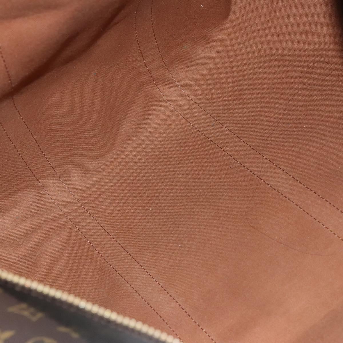 Louis Vuitton Keepall 55, Brown, Canvas, travel