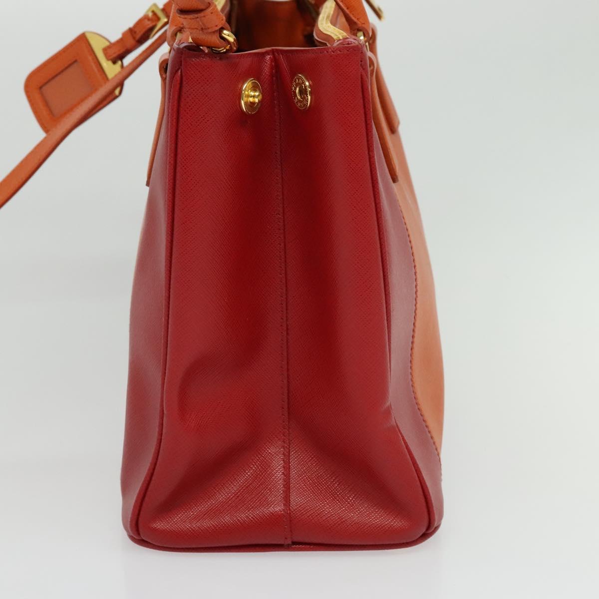 Prada Galleria, Orange, Leather, handbag