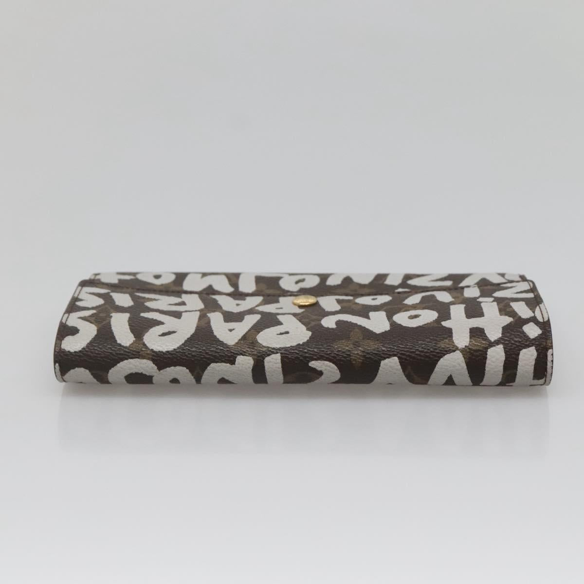 Louis Vuitton Porte Monnaie Credit, Brown, Canvas, wallet