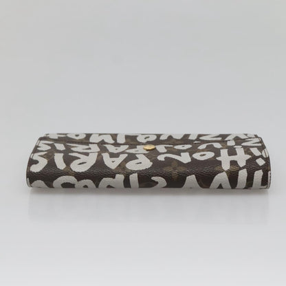 Louis Vuitton Porte Monnaie Credit, Brown, Canvas, wallet