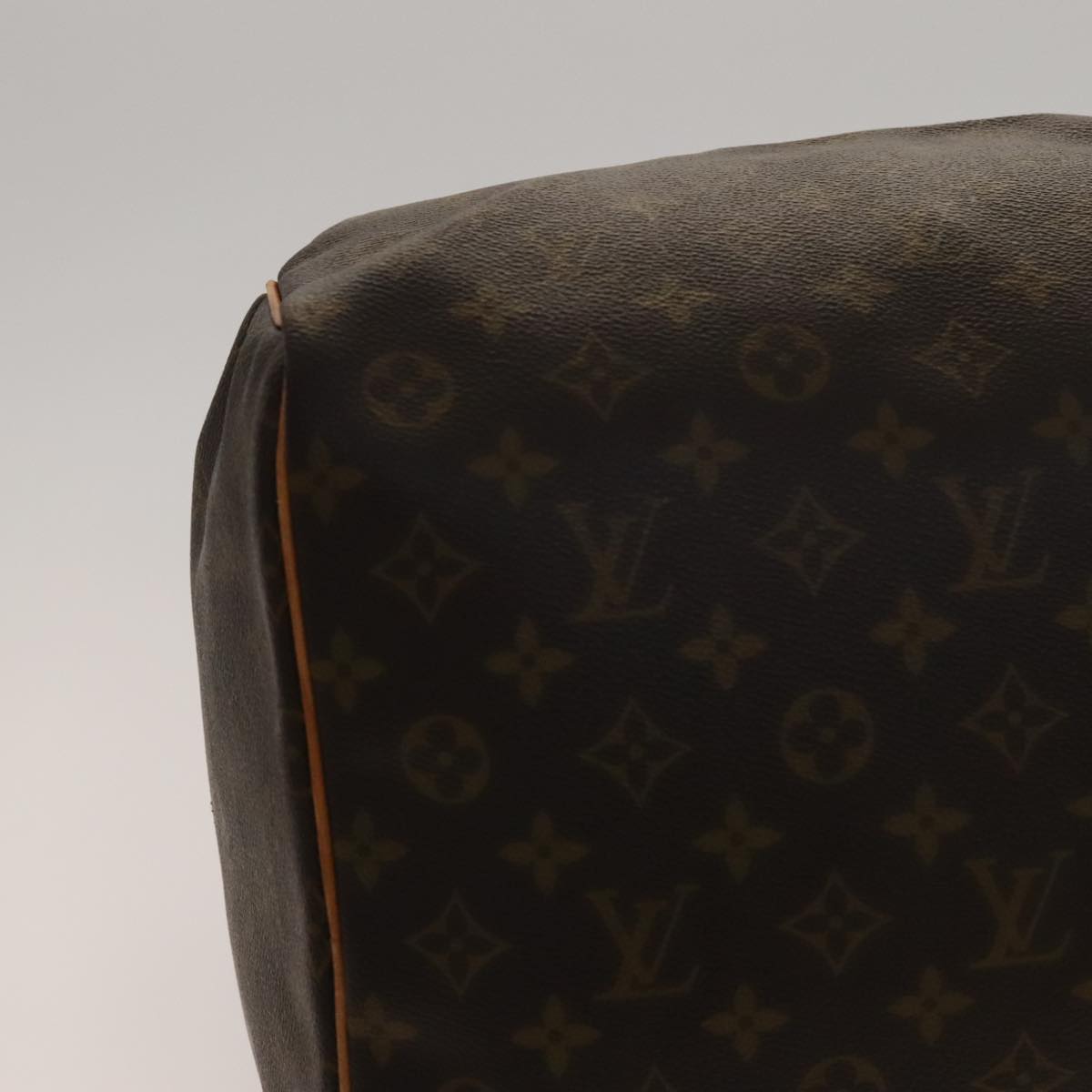 Louis Vuitton Keepall 60, Brown, Canvas, travel