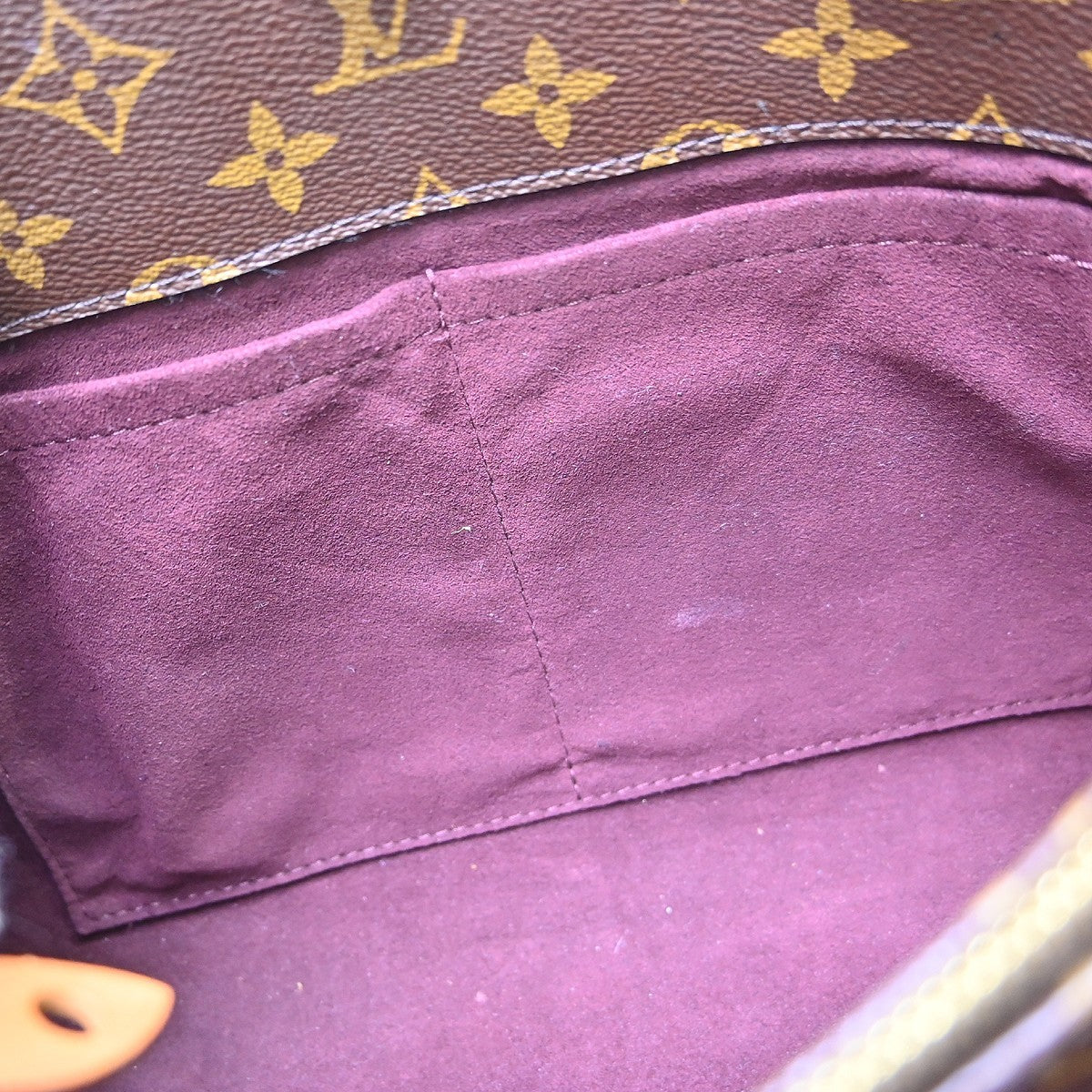 Louis Vuitton Montaigne Monogram Canvas, Brown, Canvas, Handbag