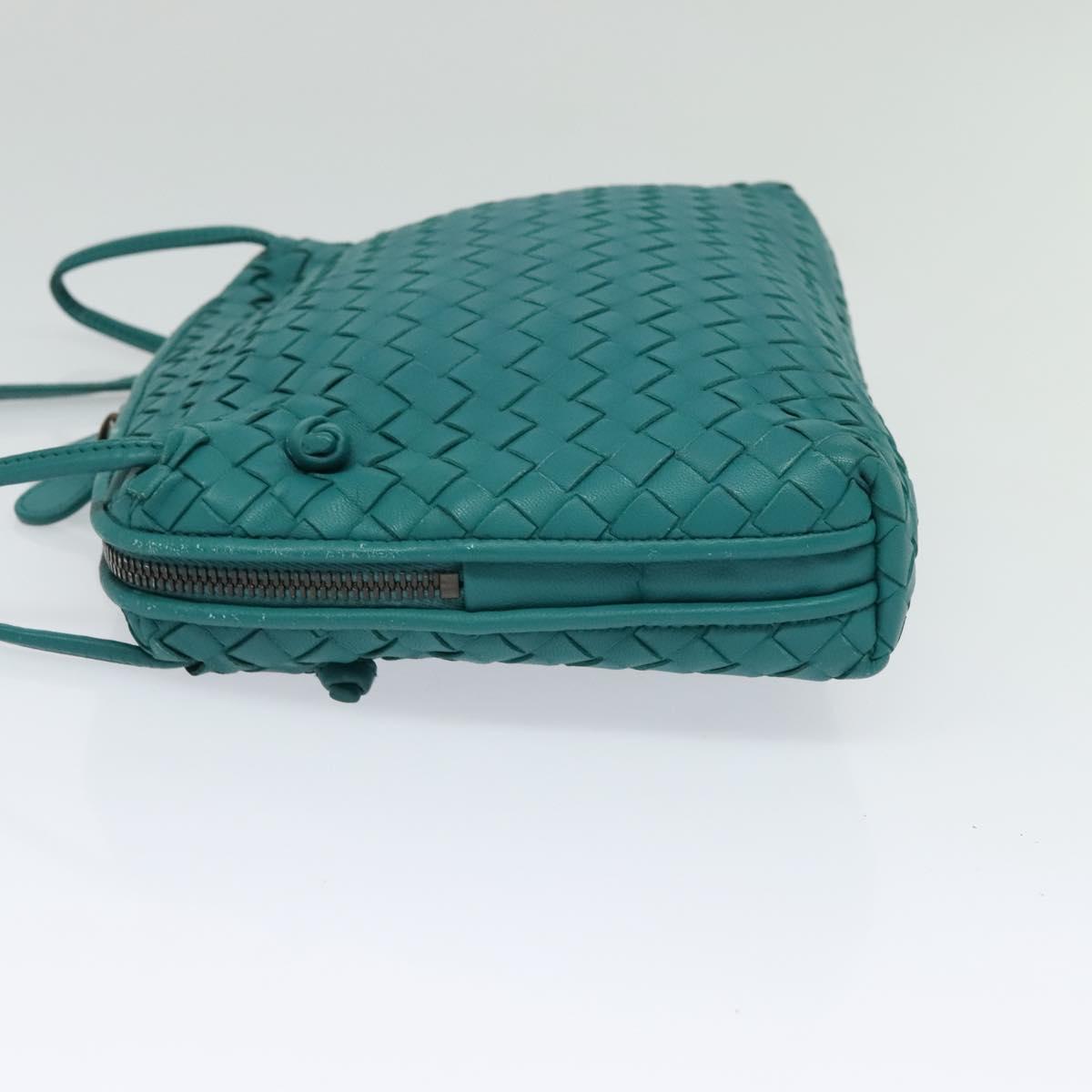 Bottega Veneta Intrecciato, Green, Leather, shoulder