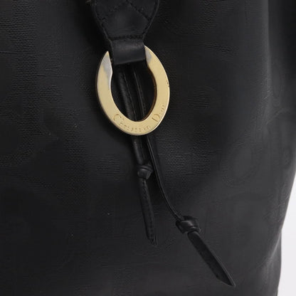 Christian Dior Trotter shoulder Canvas, Black, Canvas, Handbag
