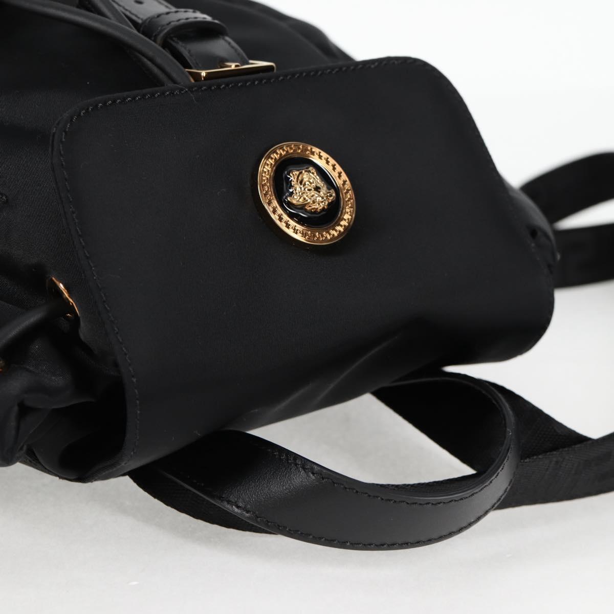 Versace Medusa, Black, NYLON, backpack