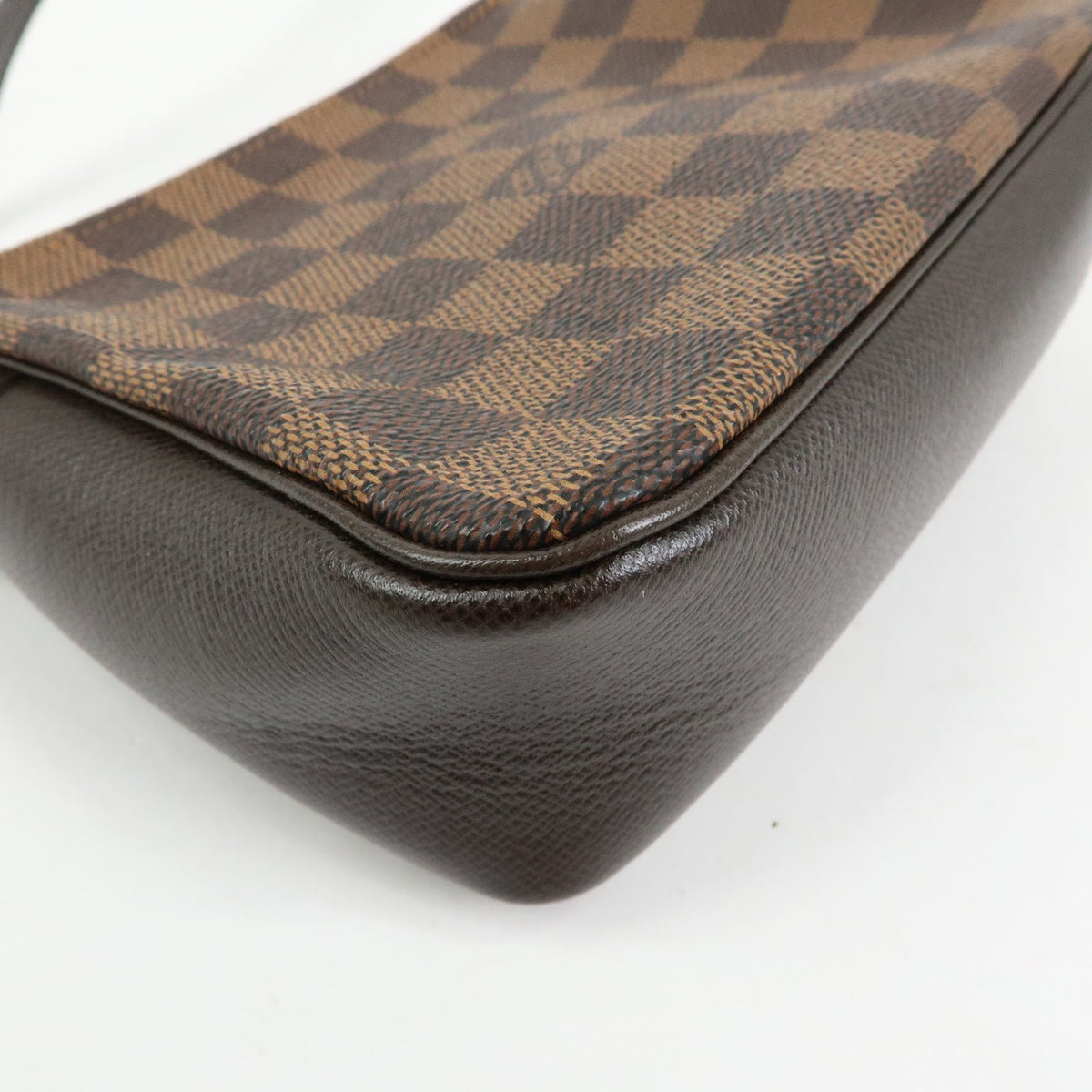Louis Vuitton Trousse Make Up Damier, Brown, Canvas, Clutch
