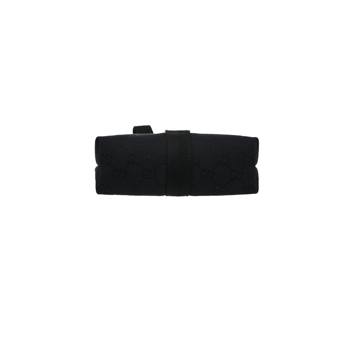 Gucci Buckle Waist GG Canvas and leather, Black, Canvas, Clutch