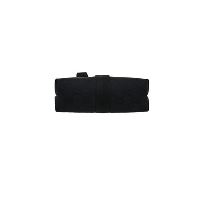 Gucci Buckle Waist GG Canvas and leather, Black, Canvas, Clutch