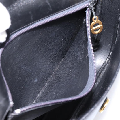 Christian Dior Shoulder Leather, Black, Leather, Shoulder Bag