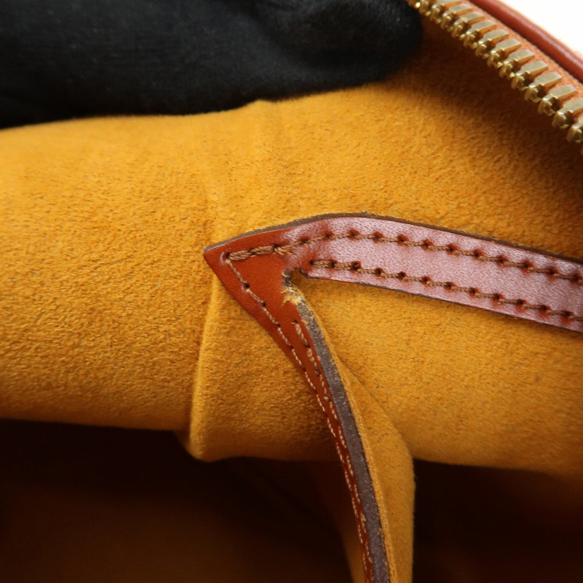 Louis Vuitton Alma Epi Leather, Brown, Leather, Handbag