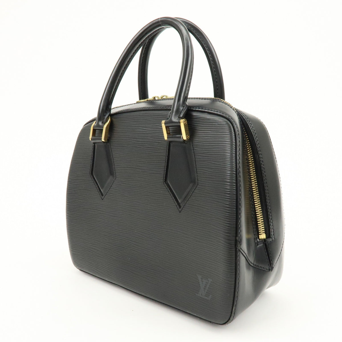 Louis Vuitton Sablons Epi Leather, Black, Leather, Handbag