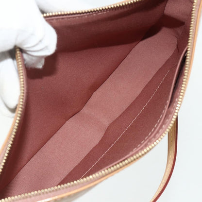 Louis Vuitton Pochette Accessoires NM Monogram Vernis, Brown, Patent Leather, Clutch