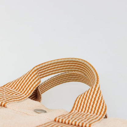 Hermes Fourre Tout Toile, Orange, Canvas, Tote Bag
