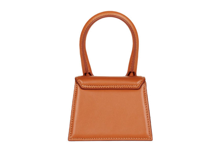 Jacquemus Le Chiquito Moyen Bag Leather, BROWN, CALFSKIN, Handbag