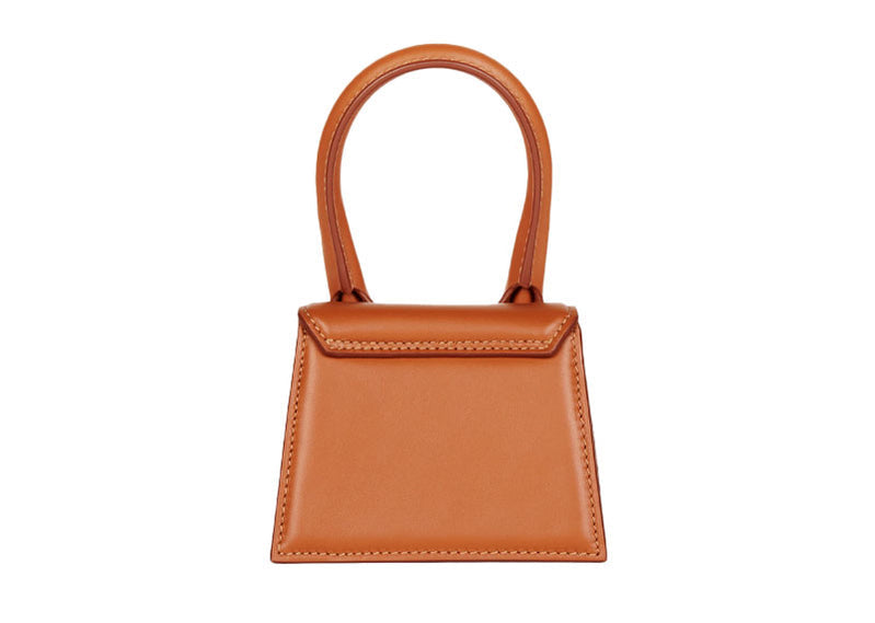 Jacquemus Le Chiquito Moyen Bag Leather, BROWN, CALFSKIN, Handbag