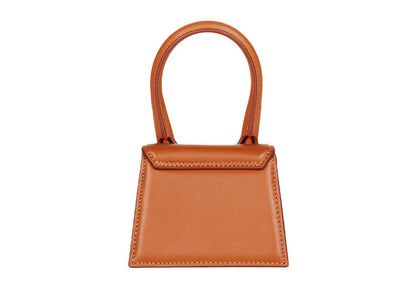 Jacquemus Le Chiquito Moyen Bag Leather, BROWN, CALFSKIN, Handbag