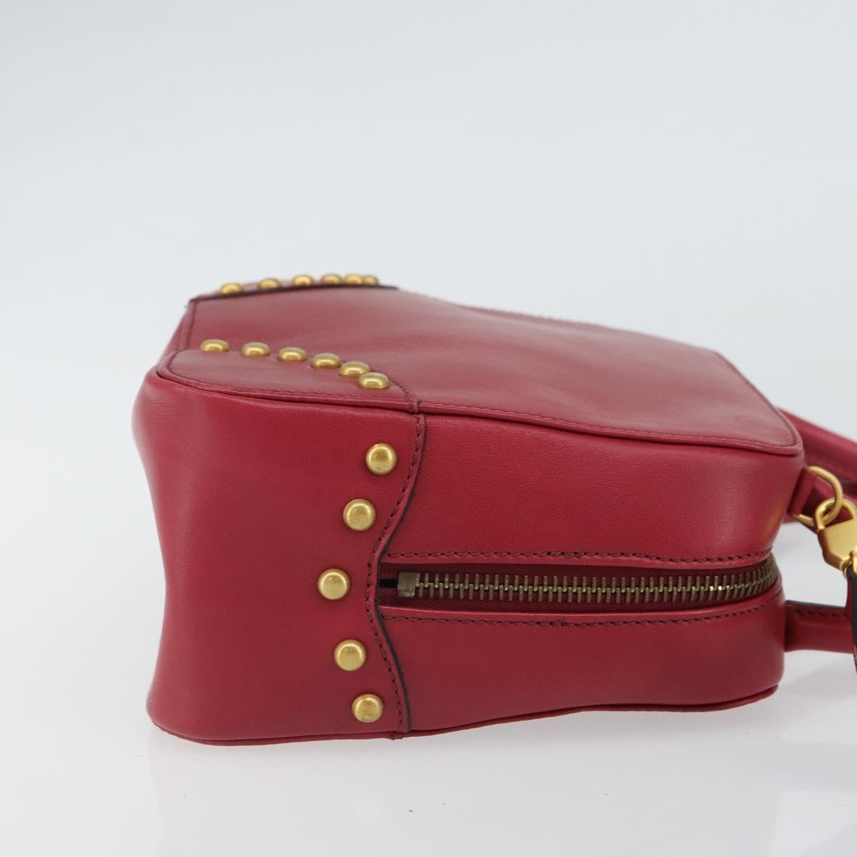 Celine Handbag Leather, Red, Leather, Handbag