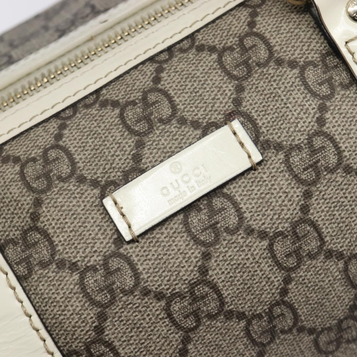 Gucci Joy Boston GG Coated Canvas, Beige, PVC, Handbag