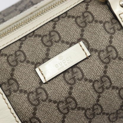 Gucci Joy Boston GG Coated Canvas, Beige, PVC, Handbag