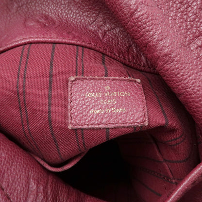 Louis Vuitton Artsy Monogram Empreinte Leather, Burgundy, Leather, Handbag