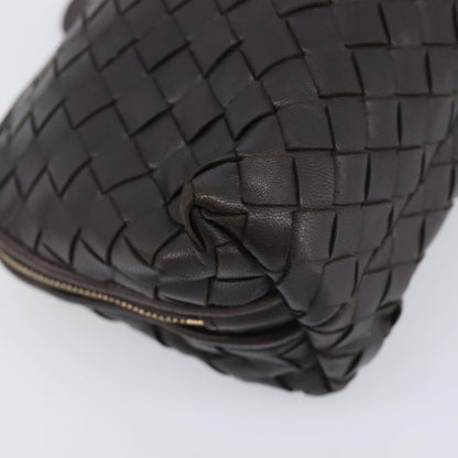 Bottega Veneta Zip Clutch Leather, Brown, Leather, Clutch