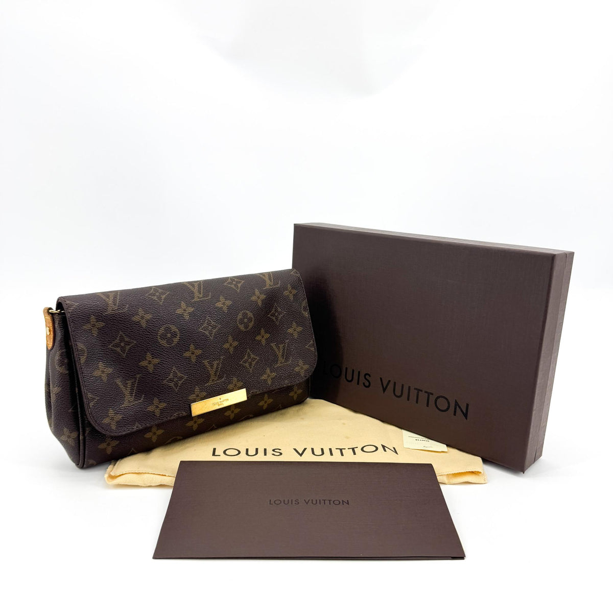 Louis Vuitton Favorite Monogram Canvas, Brown, Canvas, Handbag